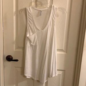 Awesome white tank top